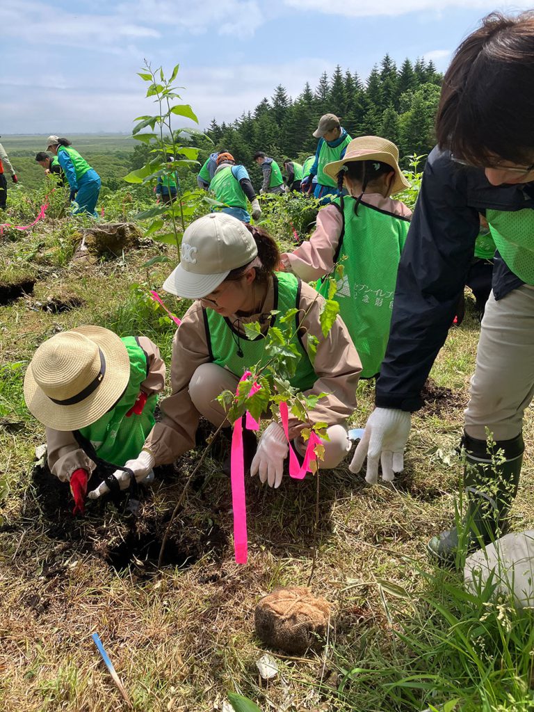 植樹の様子