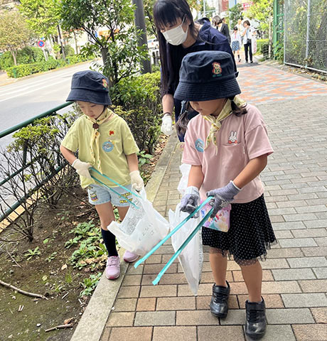 豊島区でのごみ拾い