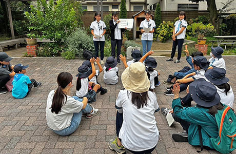 年長スカウトによる海洋プラごみ教室